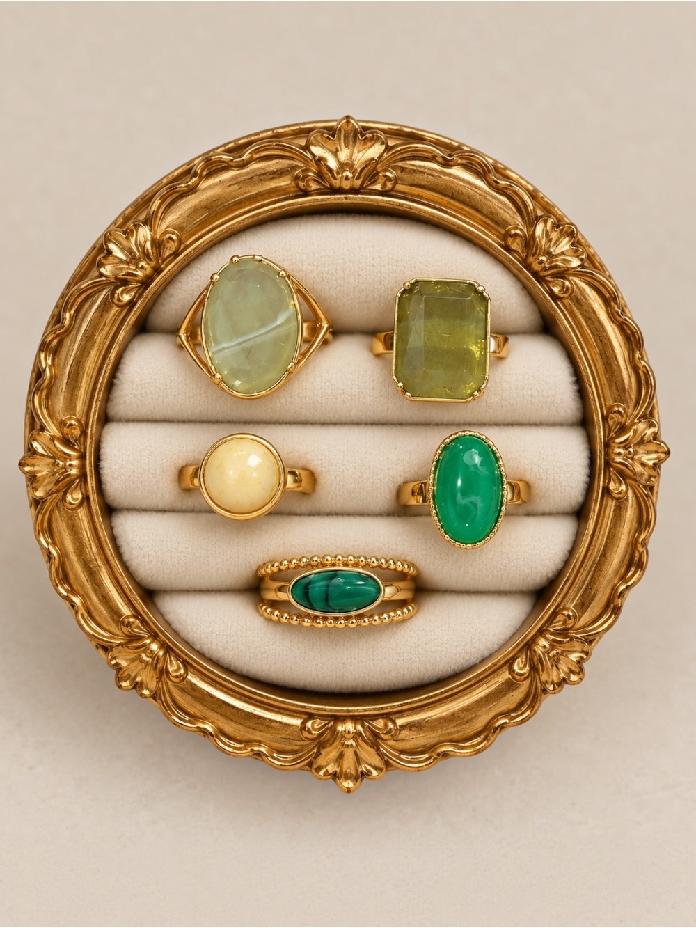 7 piece ring set-New